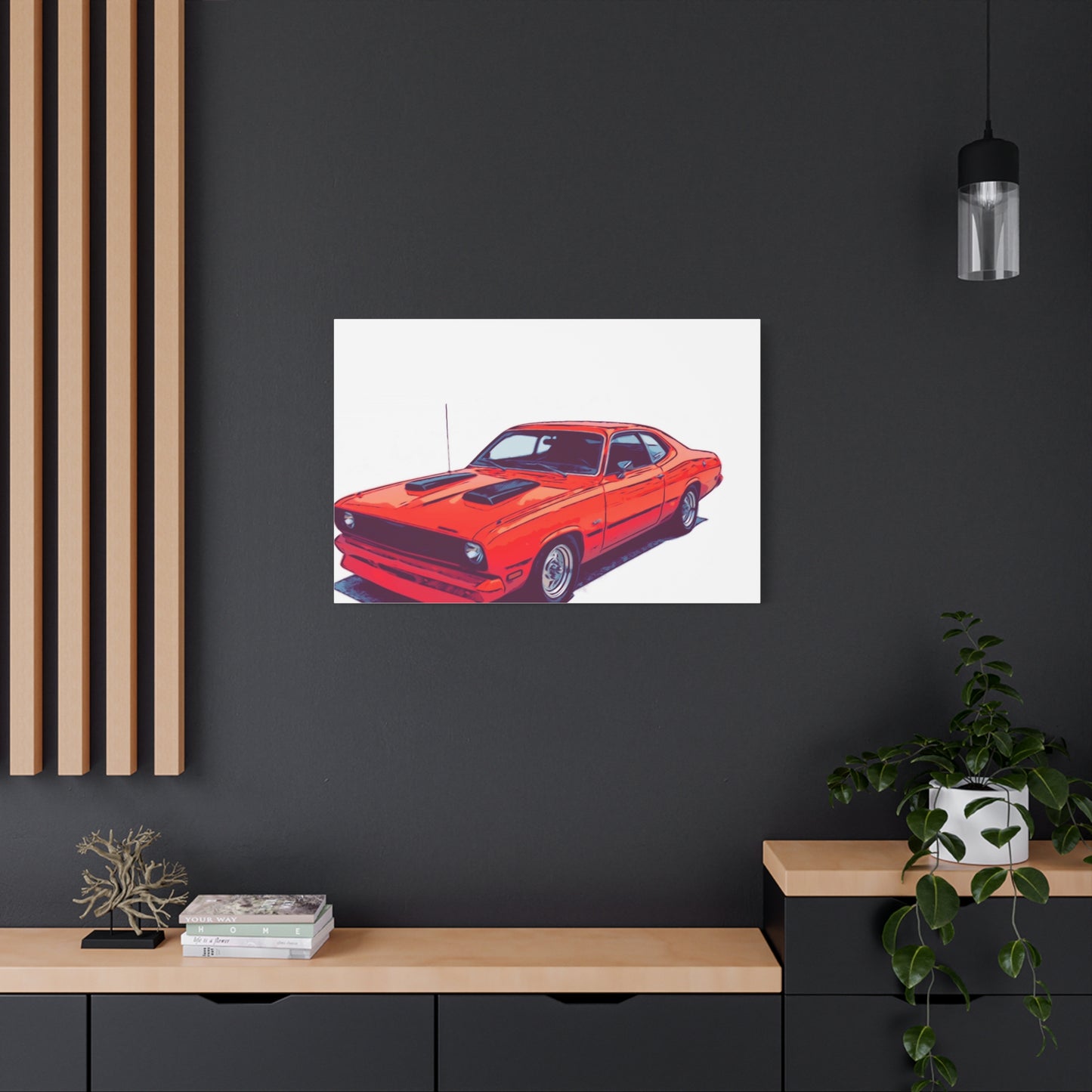 Cinderline Sprint – Classic Street Muscle Comic Car Wall Art