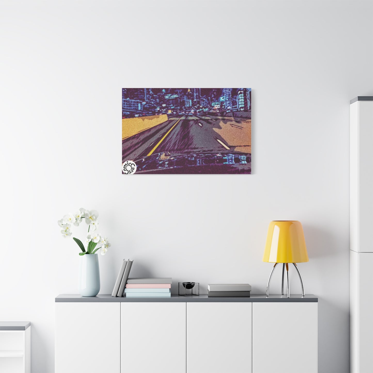 Atlanta Night Cruises, City, Matte Canvas Wall Art