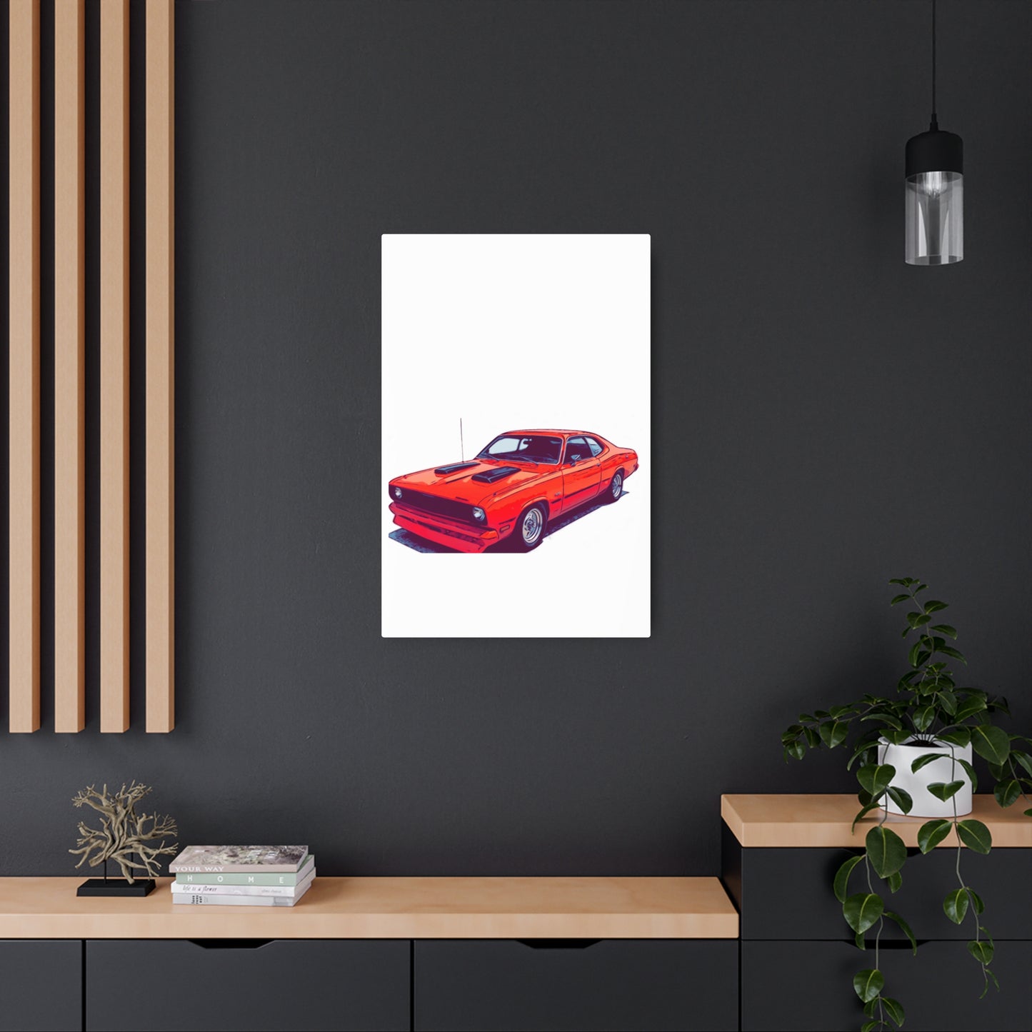 Cinderline Sprint – Classic Street Muscle Comic Car Wall Art