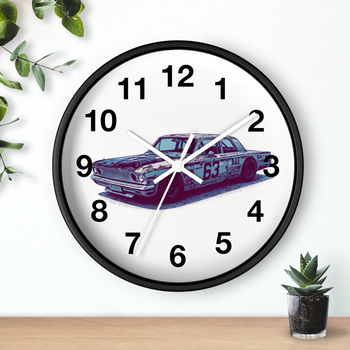 Comic My Ride Wall Clock