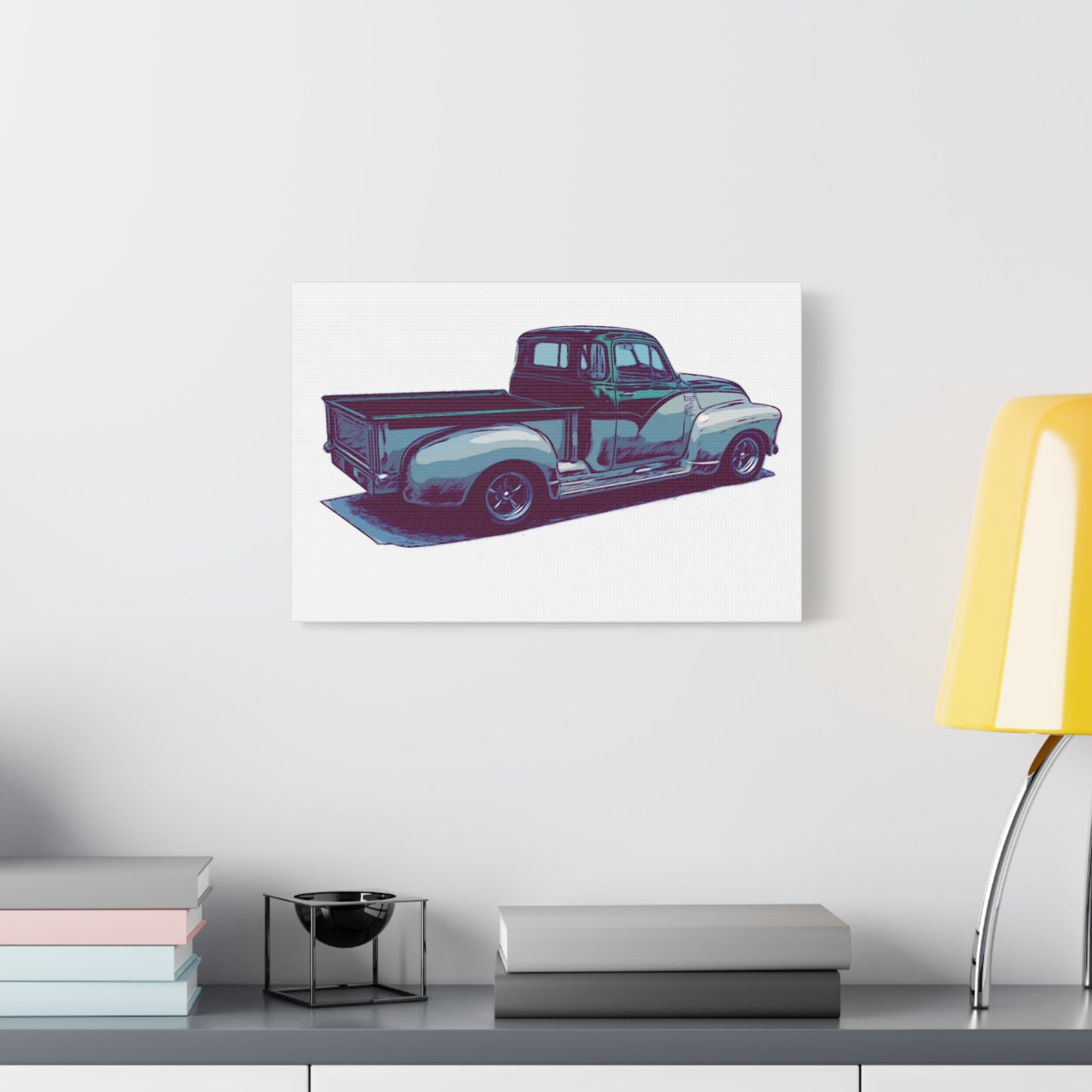 Iron Hauler ’52 – Vintage Pickup Comic Car Wall Art
