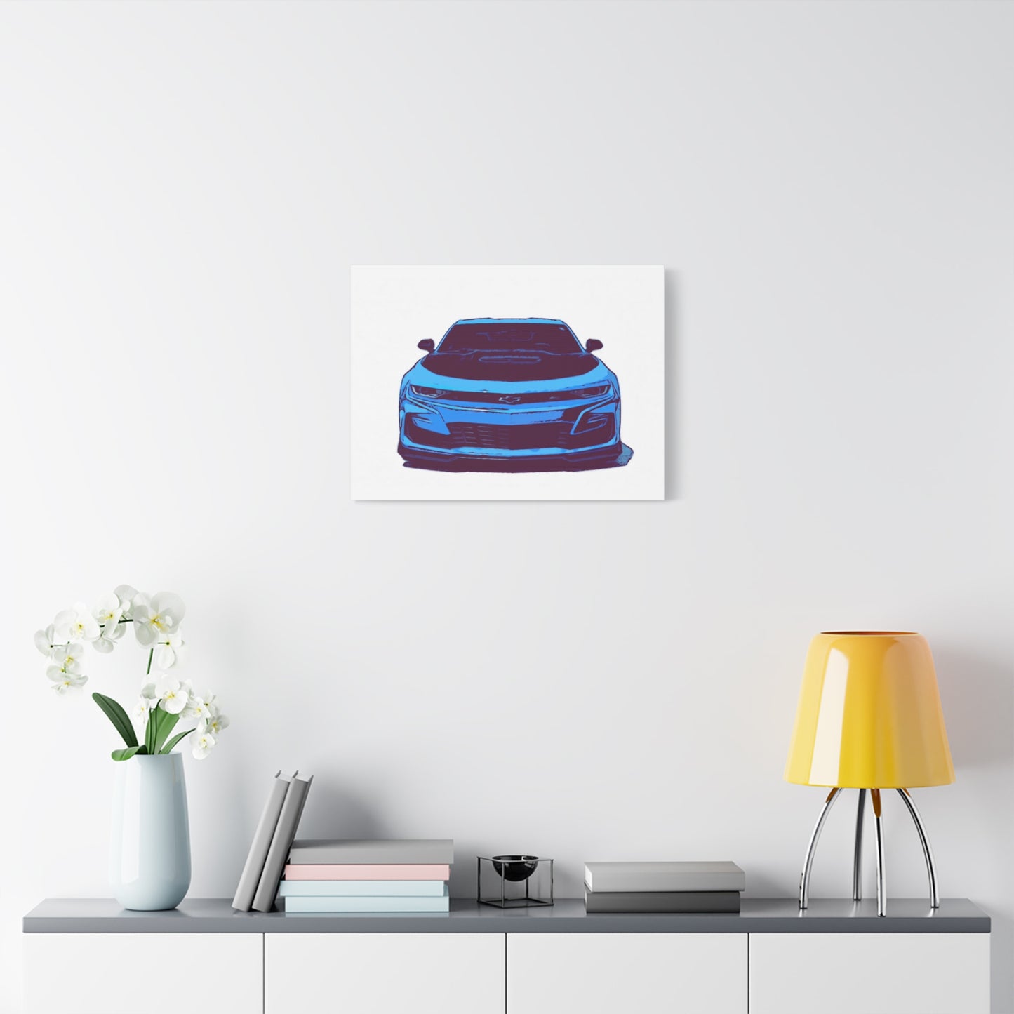 Frontline Muscle – Modern Performance Comic Car Wall Art