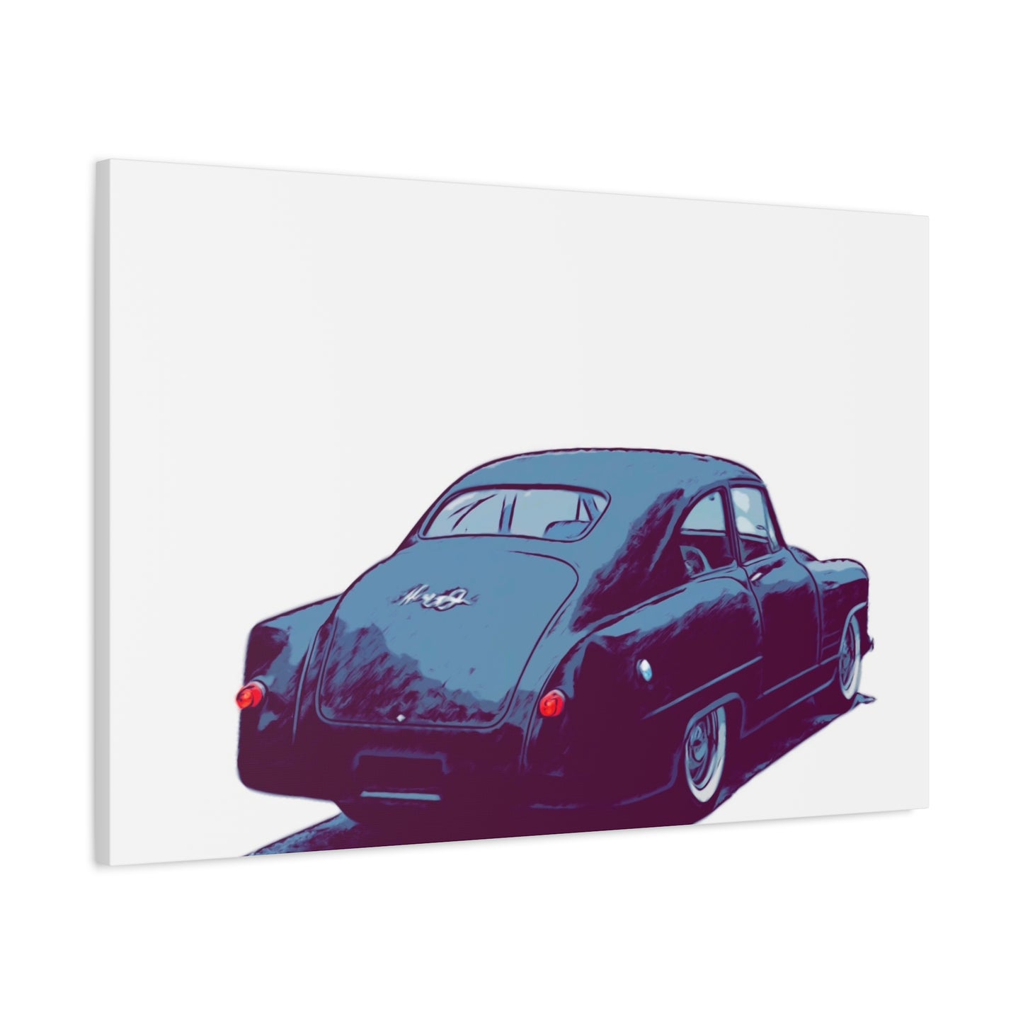 Taildrag Tradition – Vintage Custom Coupe Comic Wall Art