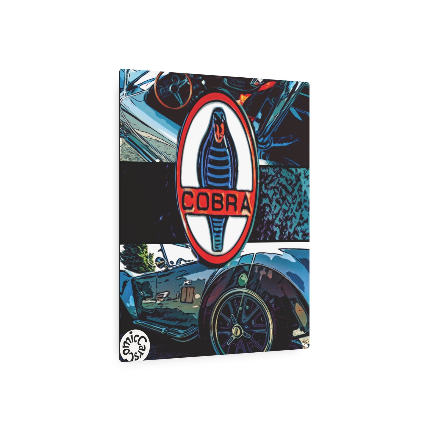 Comic My Ride Metal Art Sign Aluminum Wall Decor with Hanging Hook Multiple Sizes Available