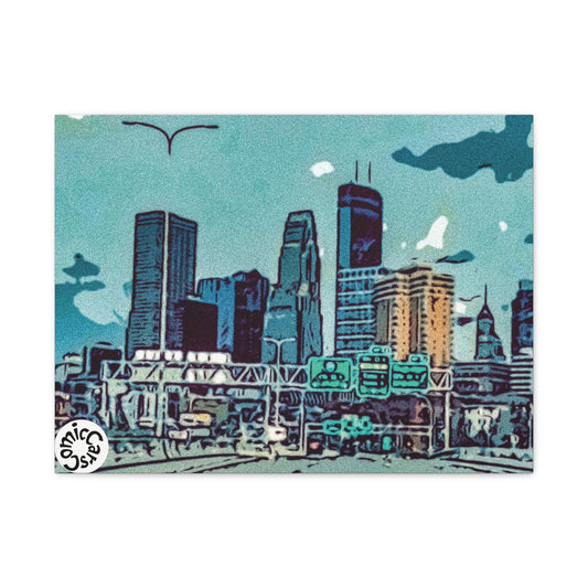 Minneapolis Cruises City Matte Canvas Wall Art