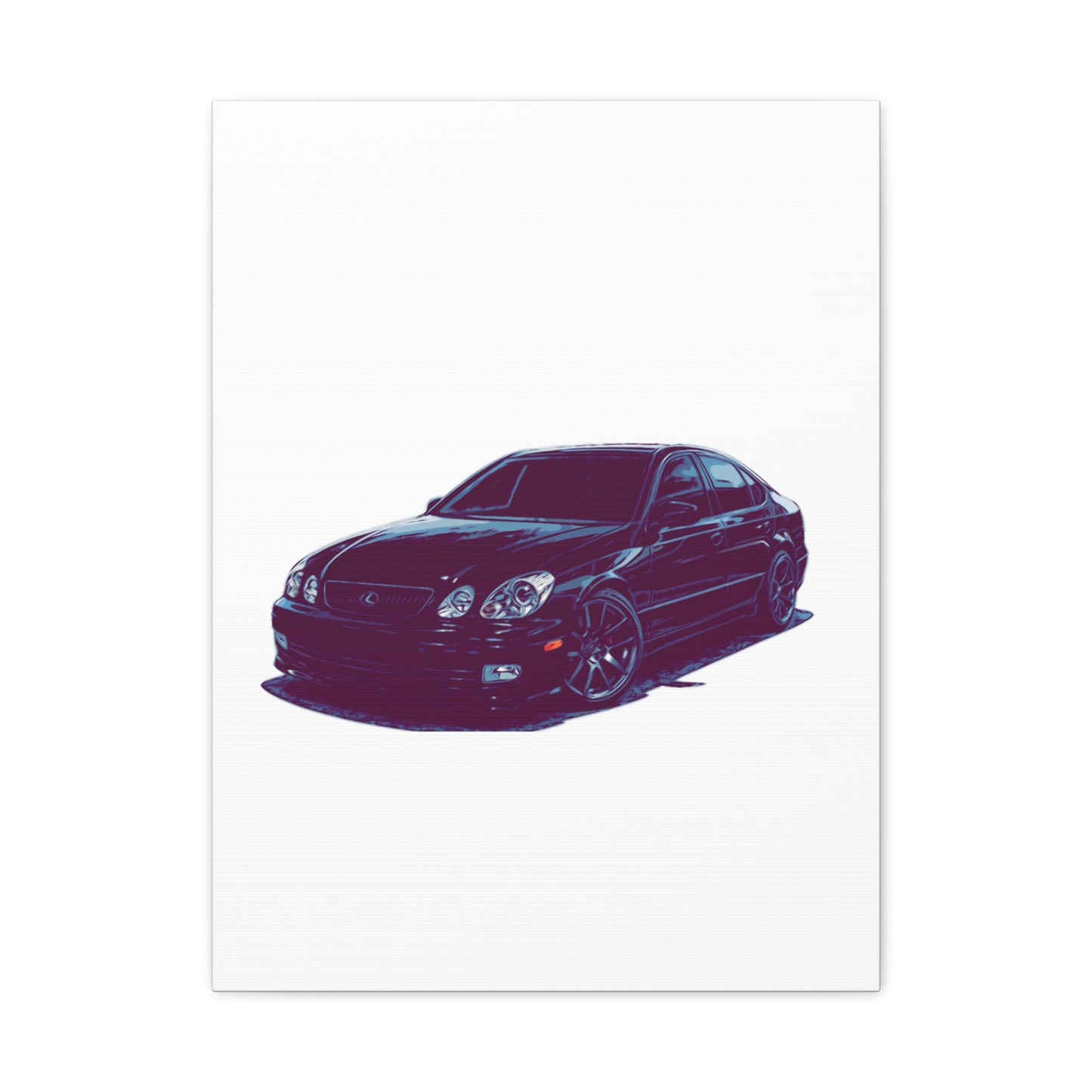 Shadowline Velocity – Luxury Sport Sedan Comic Wall Art