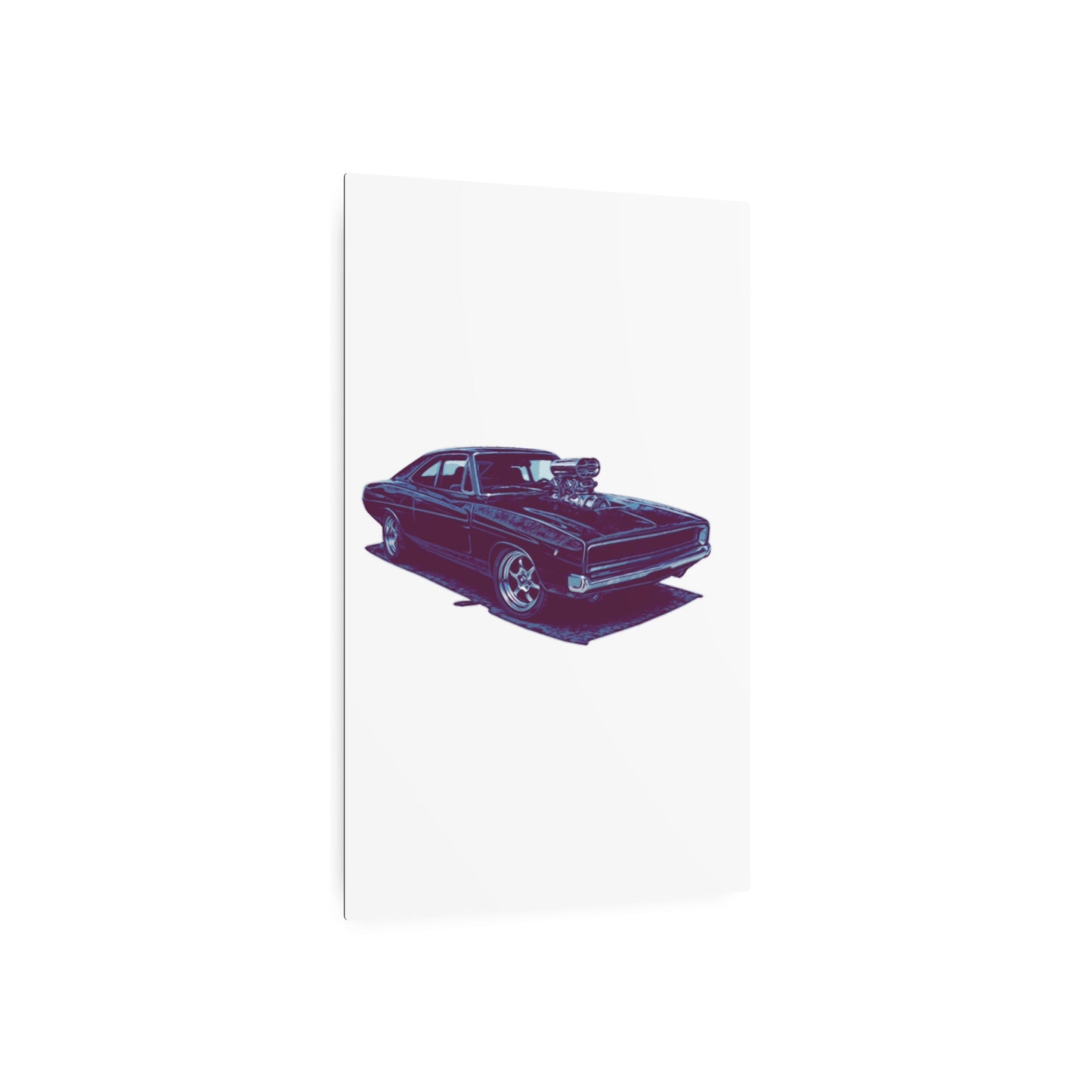 Boosted Legacy – Supercharged Classic Muscle Comic Car Wall Art