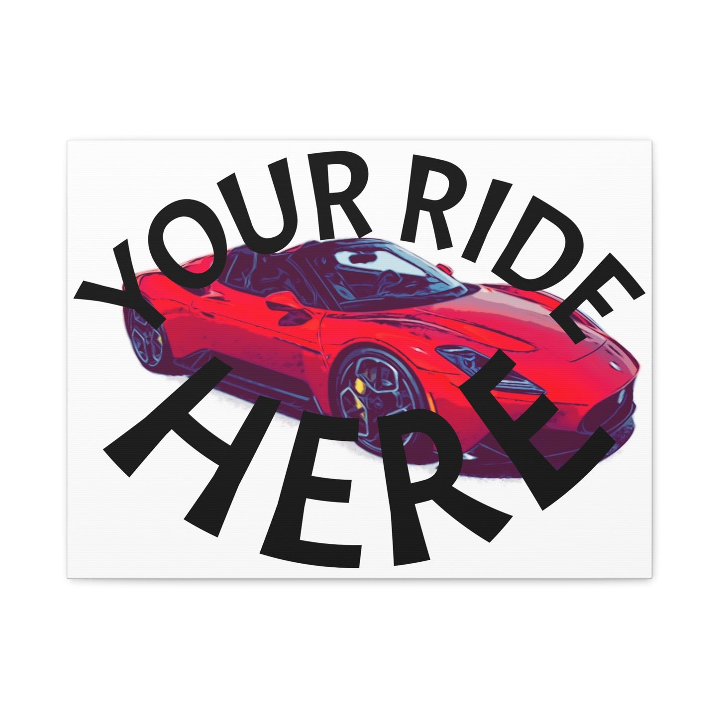 Comic My Ride – Custom Cartoon Car Illustration from Your Vehicle Photo