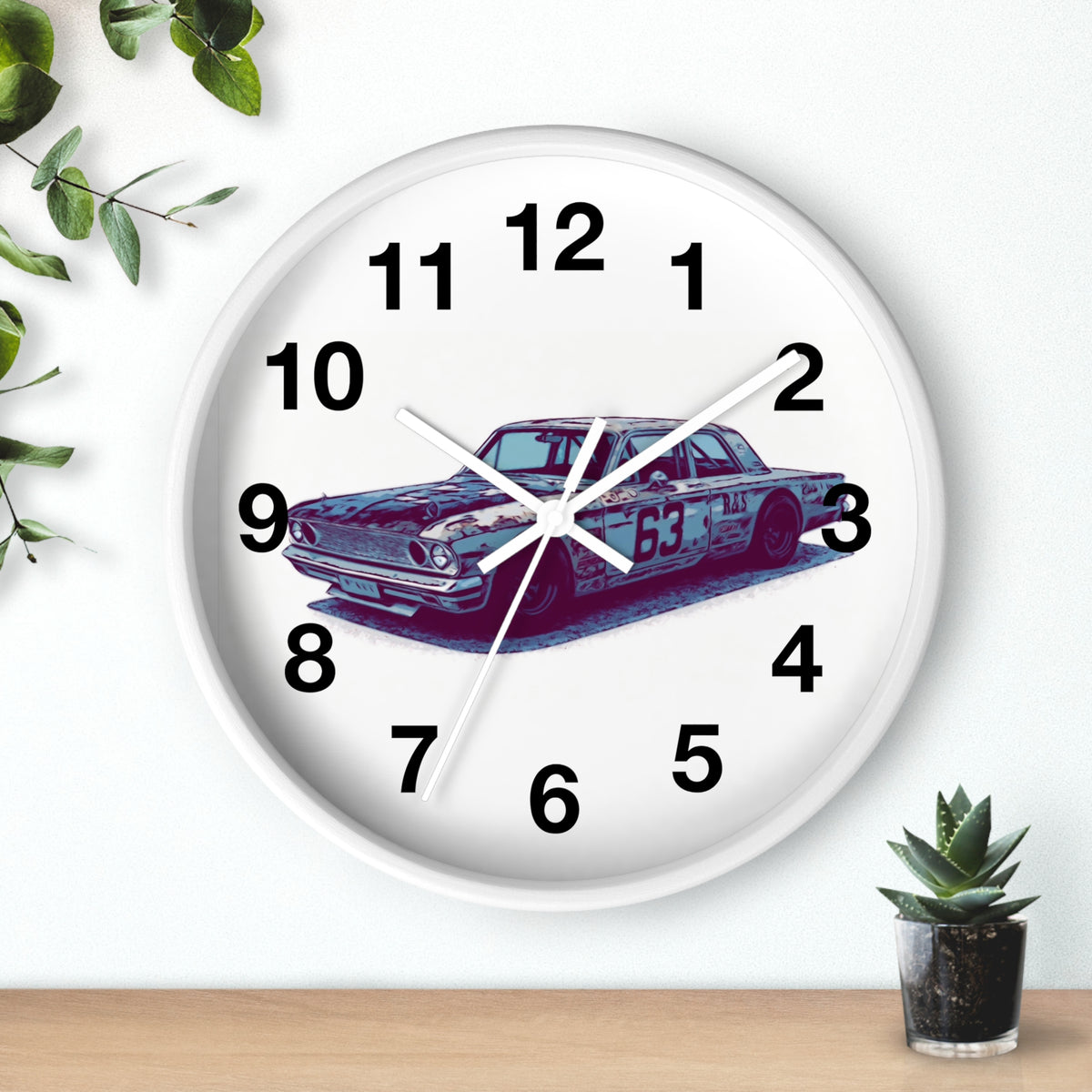Comic My Ride Wall Clock