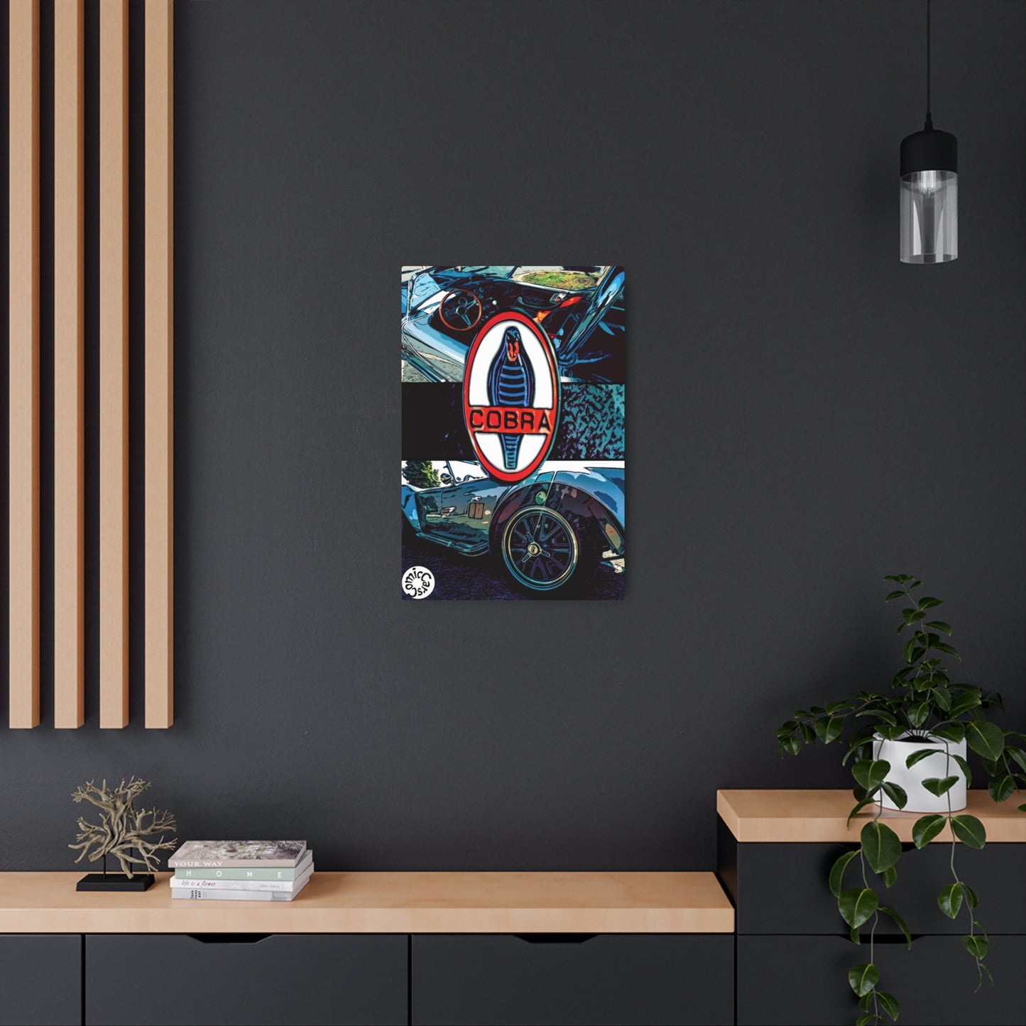 Comic My Ride Metal Art Sign Aluminum Wall Decor with Hanging Hook Multiple Sizes Available