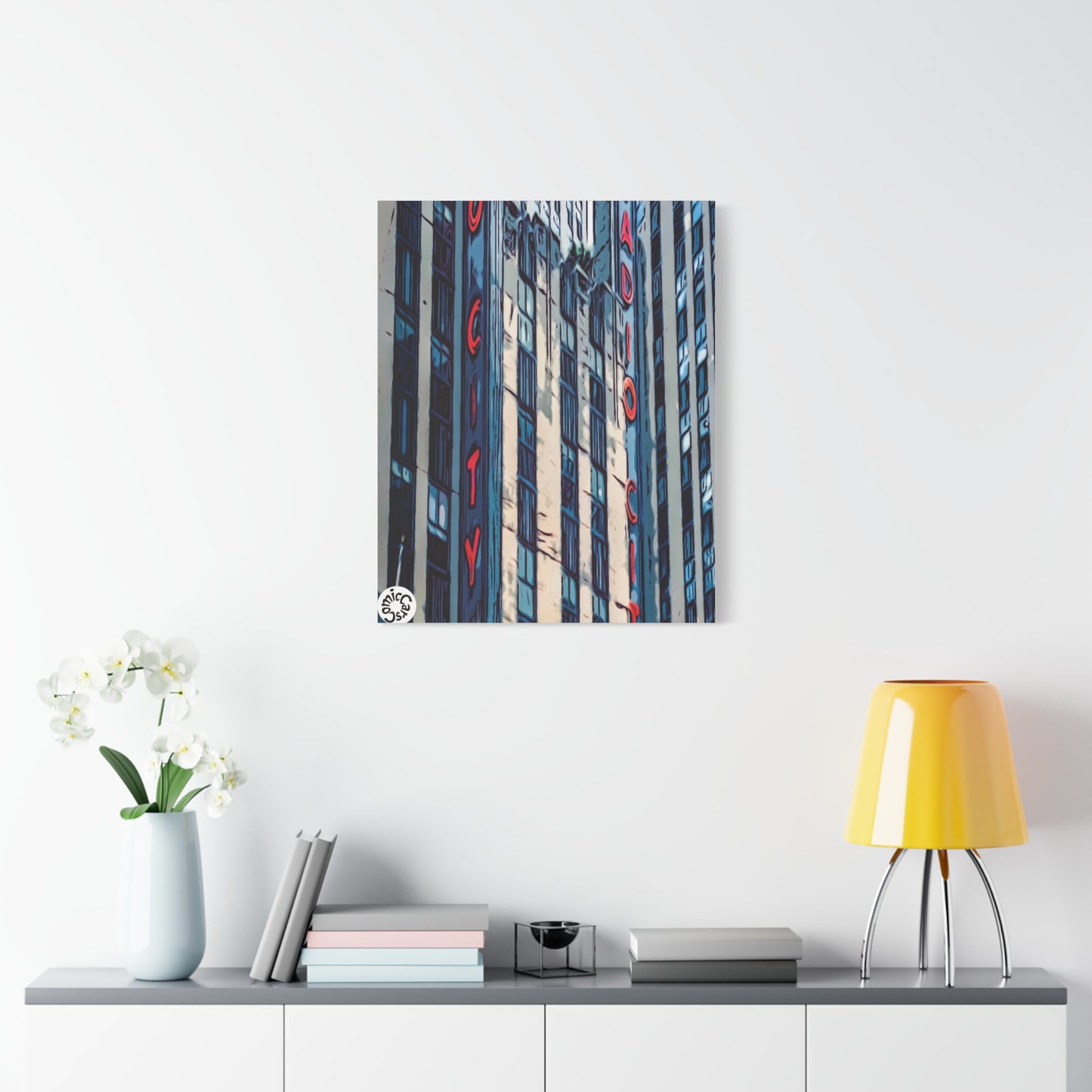 New York City Matte Canvas Wall Art Urban Decor Statement Piece