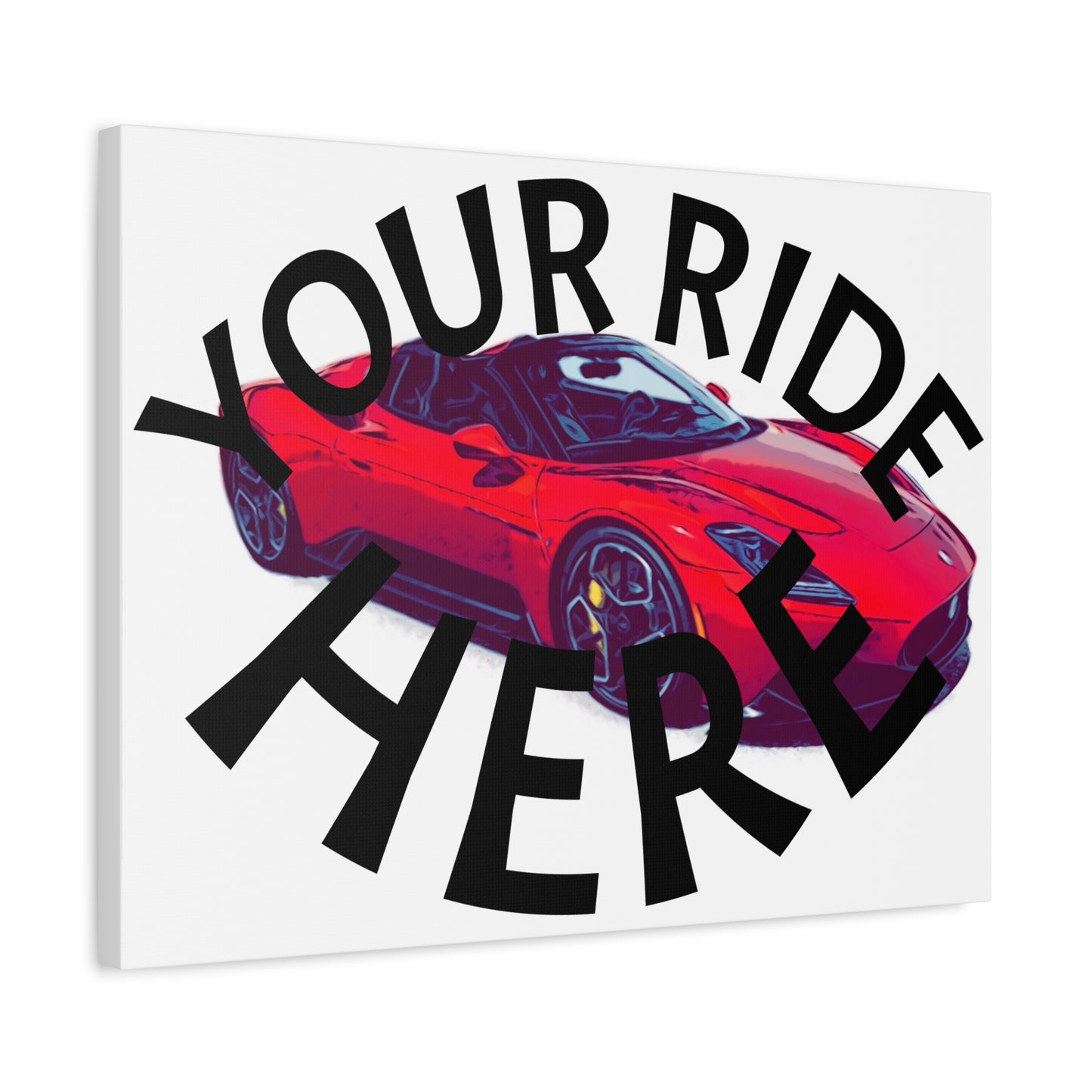 Comic My Ride – Custom Cartoon Car Illustration from Your Vehicle Photo