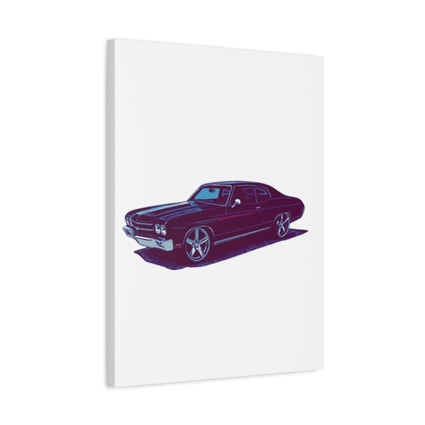 Steelline Sovereign – Classic Muscle Sedan Comic Wall Art