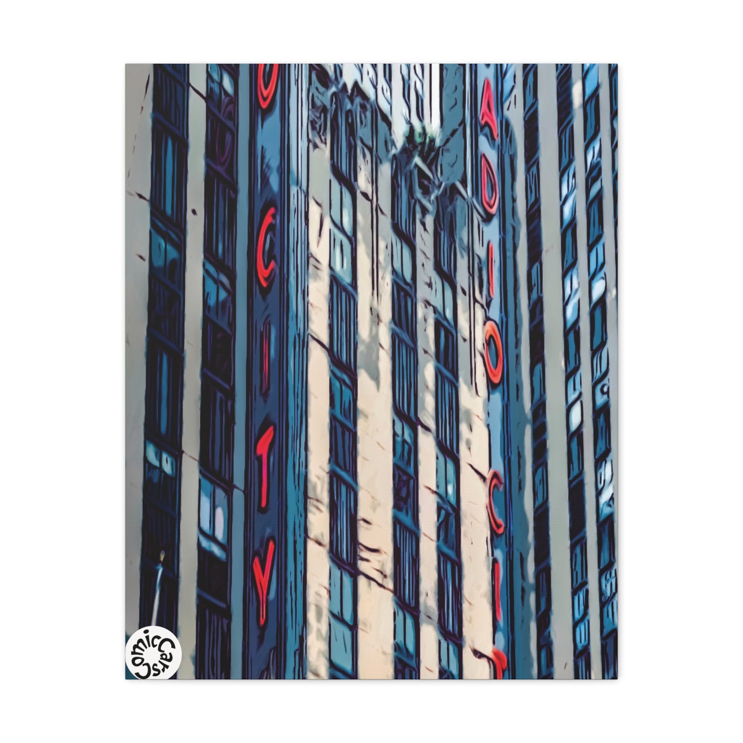 New York City Matte Canvas Wall Art Urban Decor Statement Piece