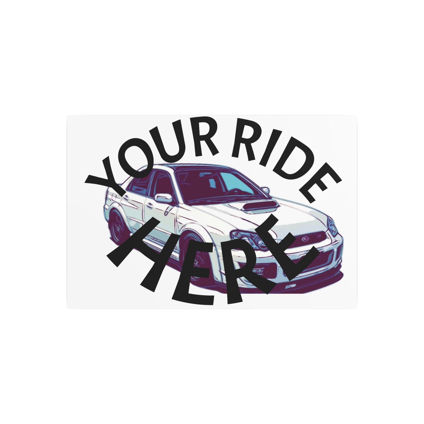 Comic My Ride – Custom Cartoon Car Illustration from Your Vehicle Photo
