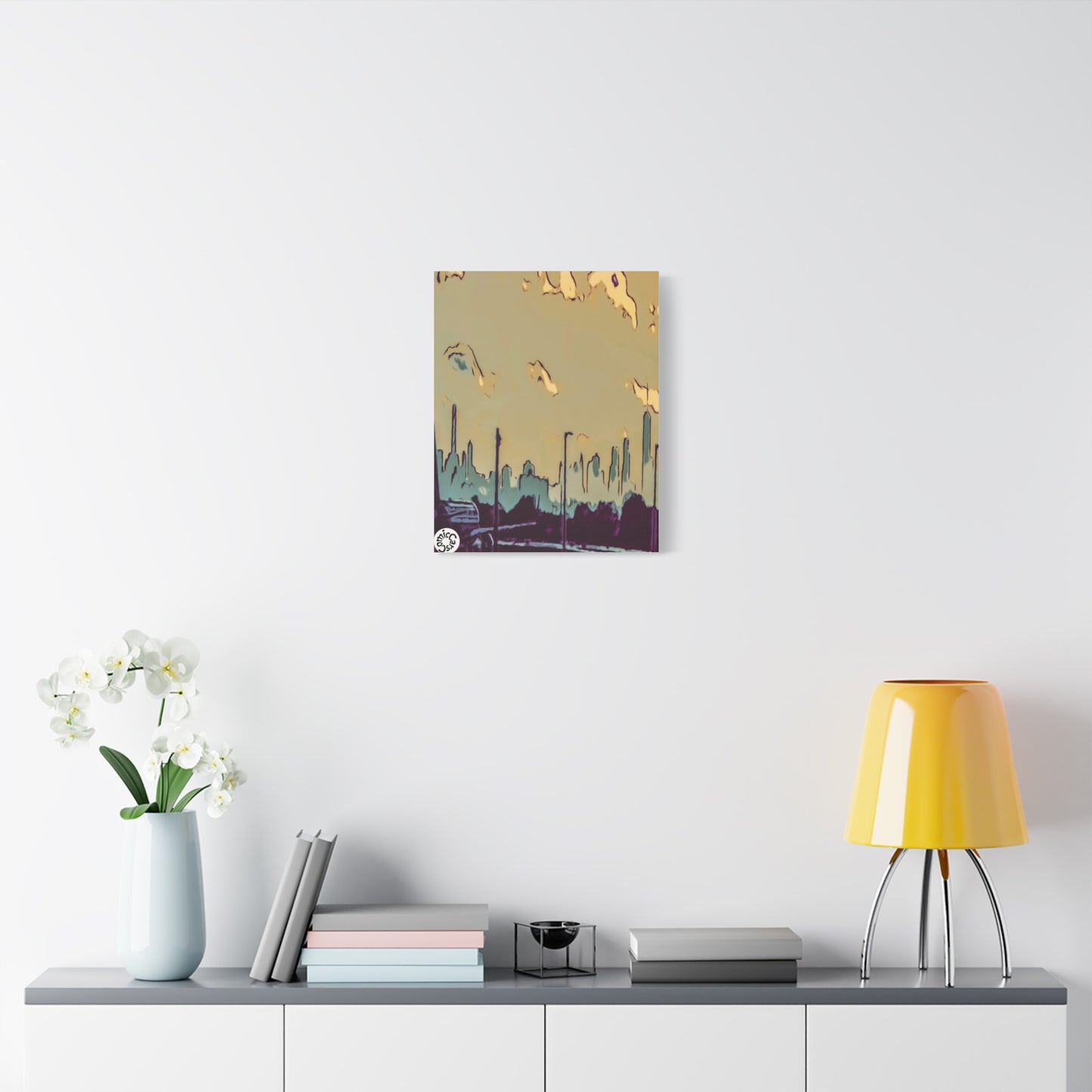 New York City JFK Airport Matte Canvas Wall Art Urban Home Decor