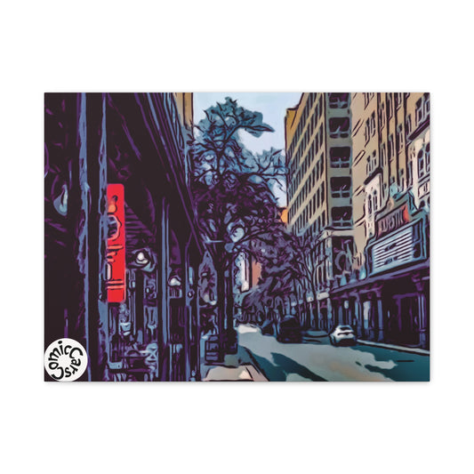 San Antonio Cruises City Matte Canvas Wall Art