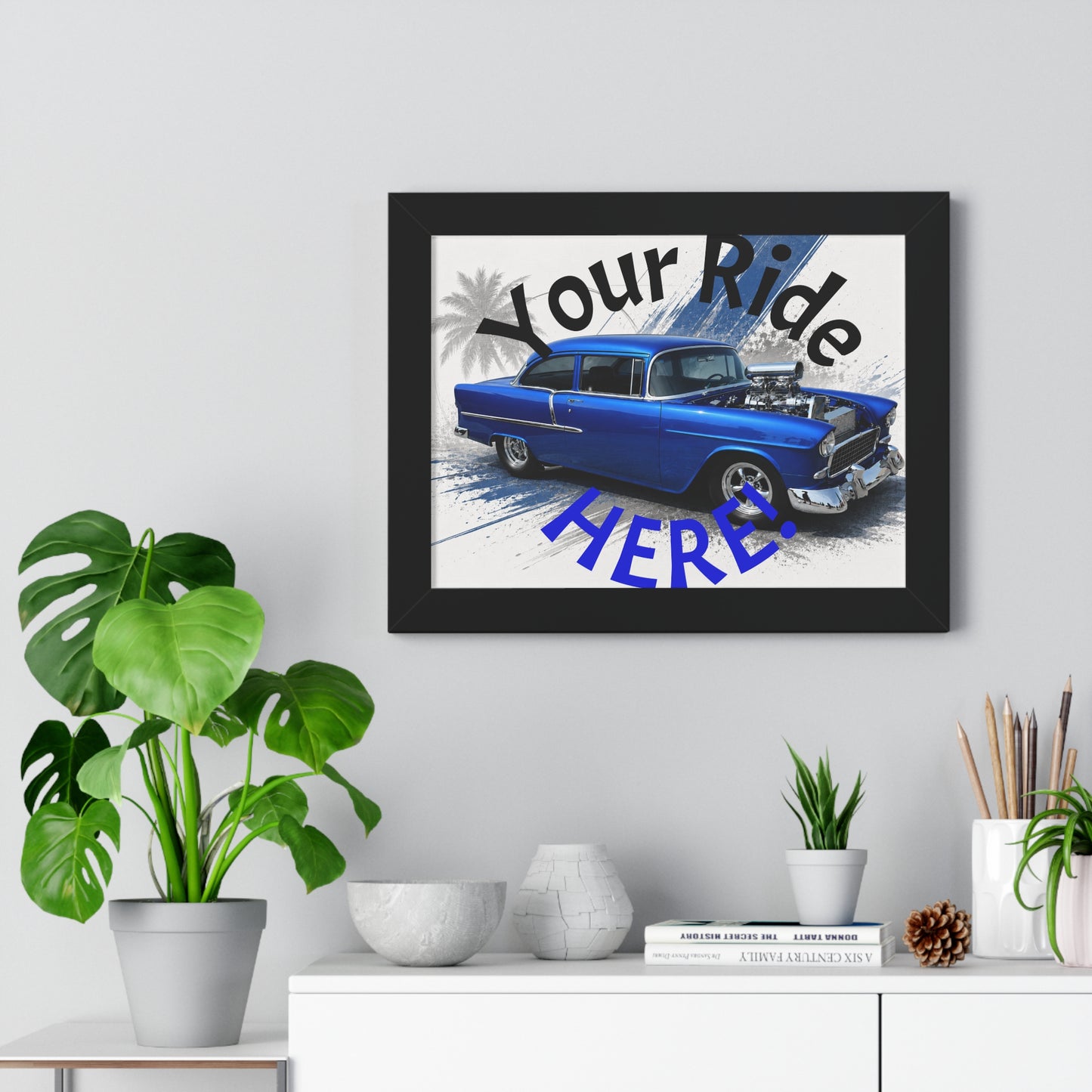 Comic My Ride - Framed Horizontal Poster
