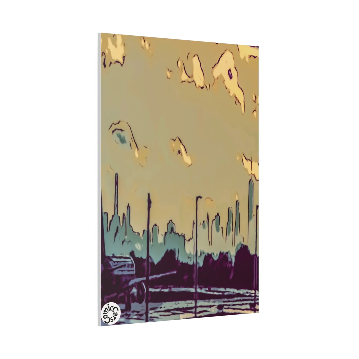 New York City JFK Airport Matte Canvas Wall Art Urban Home Decor