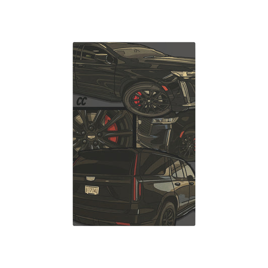 CARtoon My Ride! Custom Print Metal Art Sign of YOUR Ride! - Vertical
