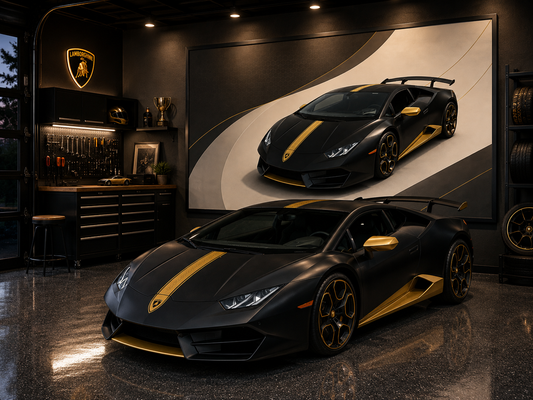 Modern Lambo Wall Art
