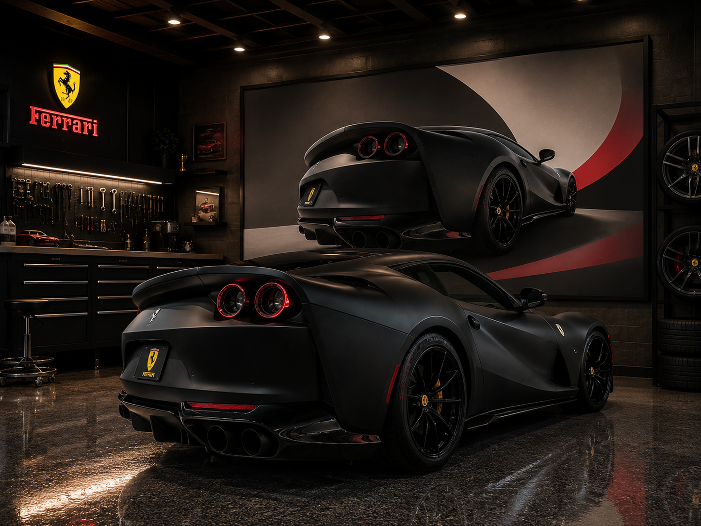 Ferrari Supercar Wall Art